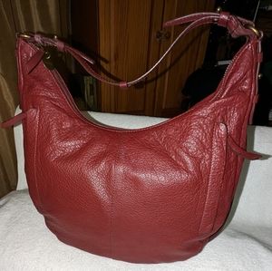 Lucky Brand Ebon leather hobo bag.
